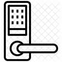 Fechadura digital para porta  Ícone