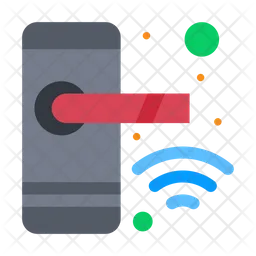 Fechadura de porta inteligente  Ícone