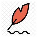 Werkzeug Kalligraphiefeder Zeichenwerkzeug Symbol