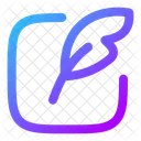 Schreibfeder Schreibfeder Schreibfeder Symbol