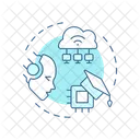 Federated Learning Privacy Icon