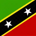 Federation Of Saint Christopher And Nevis Flag Country Icon