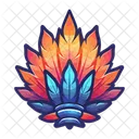 Federkopfschmuck Symbol