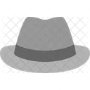 Fedora Hat Hat Cap Icono