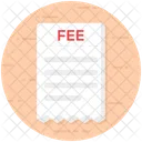 Fee List Bill Charge Icon