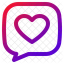 Feedback Chat Love Icon