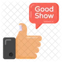 Review Thumbs Up Good Show Icône