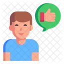 Review Feedback Thumbs Up Icon