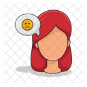 Feedback Woman Review Icon