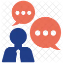 Feedback Chat Business Businessman Icon