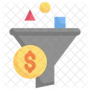Internet Marketing Filter Funnel Short Icon