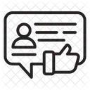 Avaliacao Do Cliente Feedback Revisao Ícone