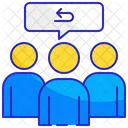 Feedback Pessoas Grupo Icon