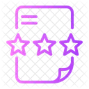 Rating Review Stars Icon