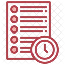 Feedback History Feedback Clock Icon