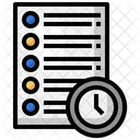 Feedback History Feedback Clock Icon