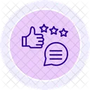 Feedback Line Icon Icon