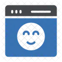 Feedback Smiley Webpage Icon