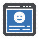 Feedback Webpage Browser Icon