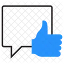 Feedback Good Comment Review Message Icon