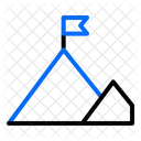 Goal Marketing Mountain Icon
