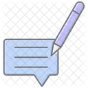 Feedback Lineal Color Icon Icon