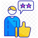 Feedback Positivo Revisao Icon