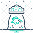 Feeding Grain Food Icon