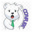 Feeling Confused Confused Bear Cute Bear Icône