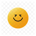 Feeling Happy Akward Face Face Icon