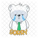 Feeling Sorry Feeling Guilty Sorry Bear Icon