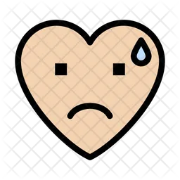 Feeling Tensed Face Emoji Icon