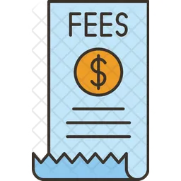 Fees Receipt  Icon