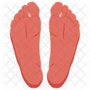 Feet Barefoot Foot Fingers Icon