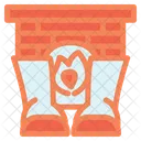 Feet Shoes Fire Icon
