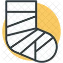 Feet Plaster Fracture Icon