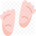 Feet Baby Newborn Icon
