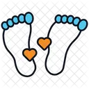 Feet Love Passion Affection Icon