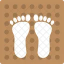 Feet On Carpet Carpet Decorative Mat Icon
