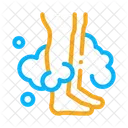 Wash Feet Soapy Icon