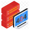 Fehler Datenbankfehler Blockierter Server Symbol