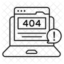 Fehler Seitenfehler Blockierte Website Symbol