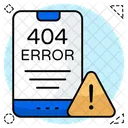 Fehler Datenbankfehler Blockierter Server Symbol