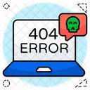 Fehler Datenbankfehler Blockierter Server Symbol