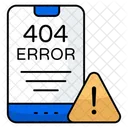 Fehler Datenbankfehler Blockierter Server Symbol