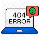 Fehler Datenbankfehler Blockierter Server Symbol