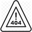 Fehler 404 Nicht Symbol