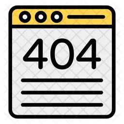 Fehler 404  Symbol