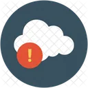 Cloud Fehler Warnung Symbol