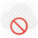 Fehler in der Cloud  Symbol